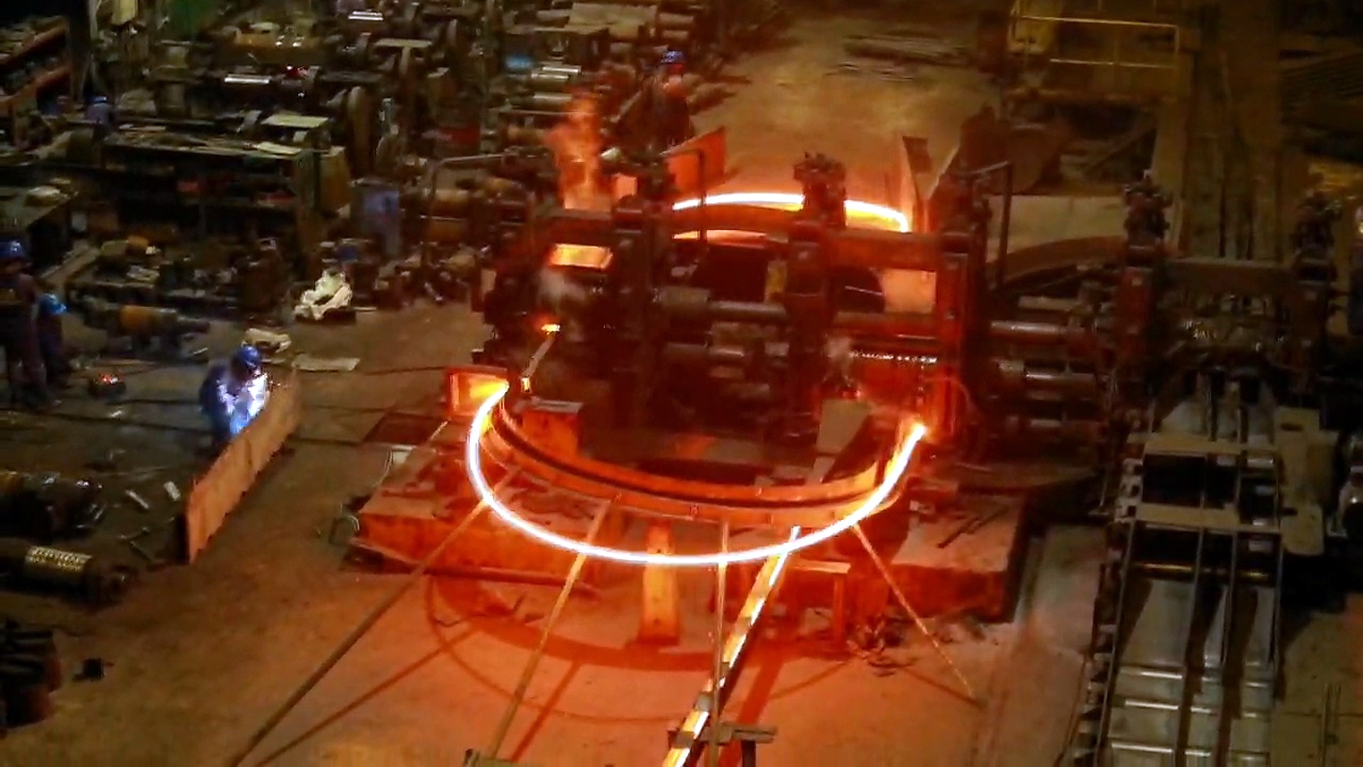 Rolling mill operations at East Steel